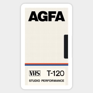 AGFA VHS Sticker